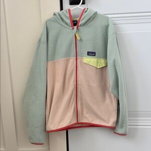 Patagonia Micro D Snap-T fleece jacket hooded